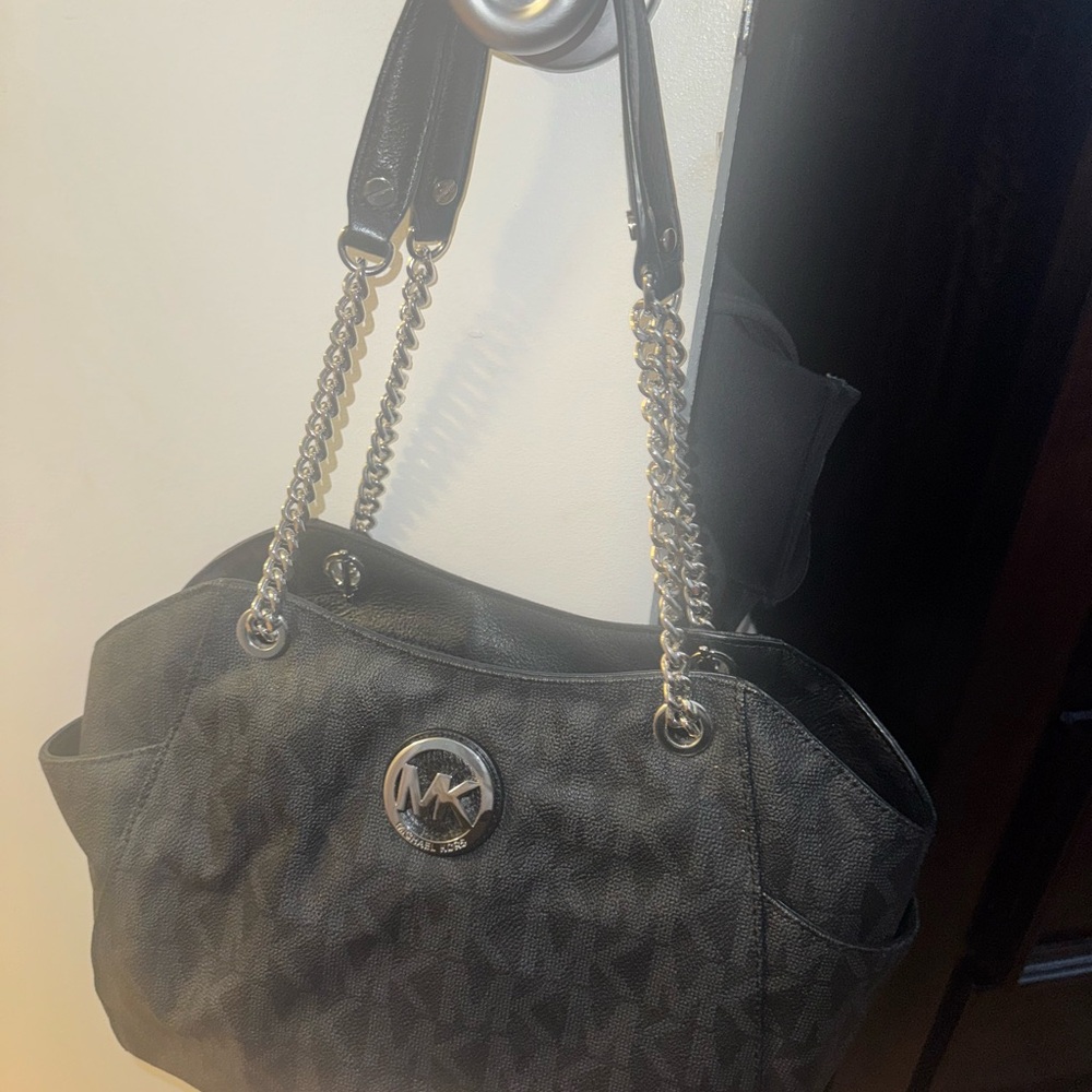 Large Michael Kors Black Shoulder Bag
